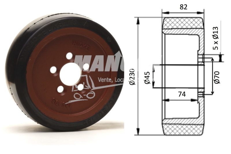 Courroie Multi-nervurée PJ690 (5 Nervures) - Pour Transmission, Remplacement Référence 142